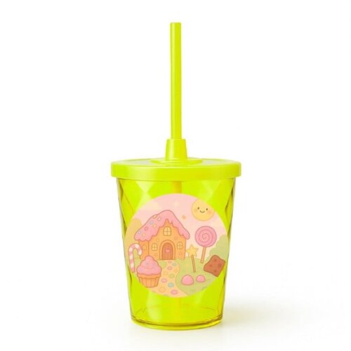Copo Twister Personalizado 300ml Confeitaria Kids