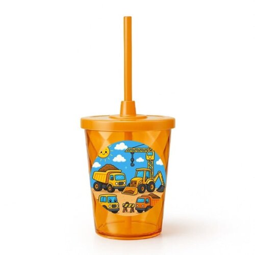 Copo Twister Personalizado 300ml Construção Civil