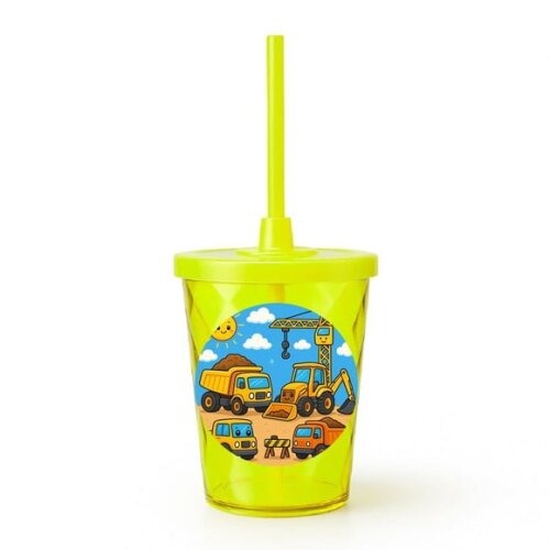 Copo Twister Personalizado 300ml Construção Civil