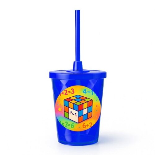 Copo Twister Personalizado 300ml Cubo Mágico