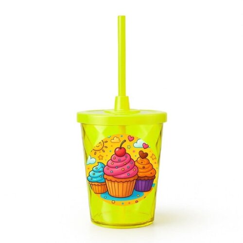 Copo Twister Personalizado 300ml Cupcakes