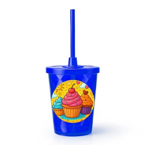 Copo Twister Personalizado 300ml Cupcakes
