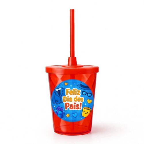 Copo Twister Personalizado 300ml Dia dos Pais
