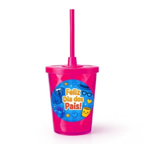 Copo Twister Personalizado 300ml Dia dos Pais