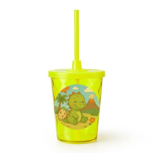Copo Twister Personalizado 300ml Dinossauro Baby