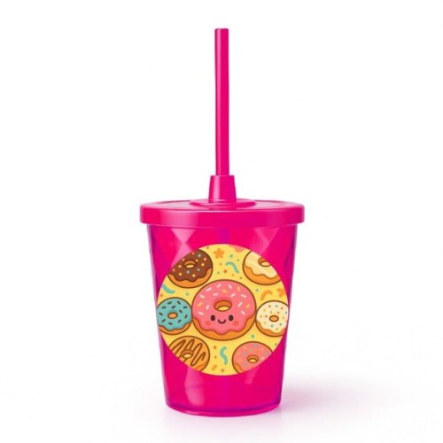 Copo Twister Personalizado 300ml Donuts