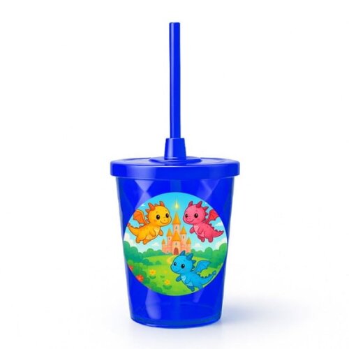 Copo Twister Personalizado 300ml Dragões