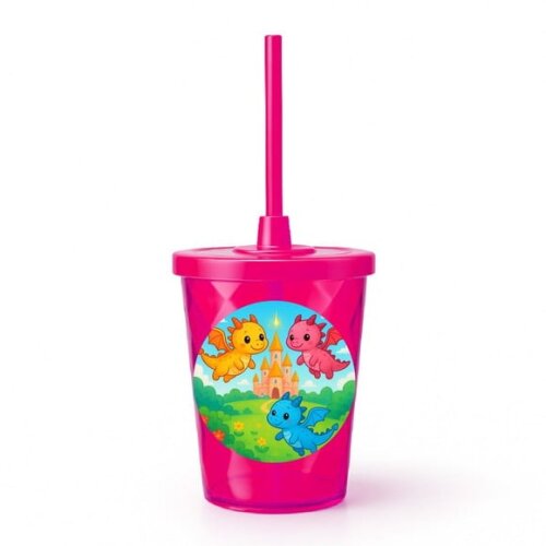 Copo Twister Personalizado 300ml Dragões
