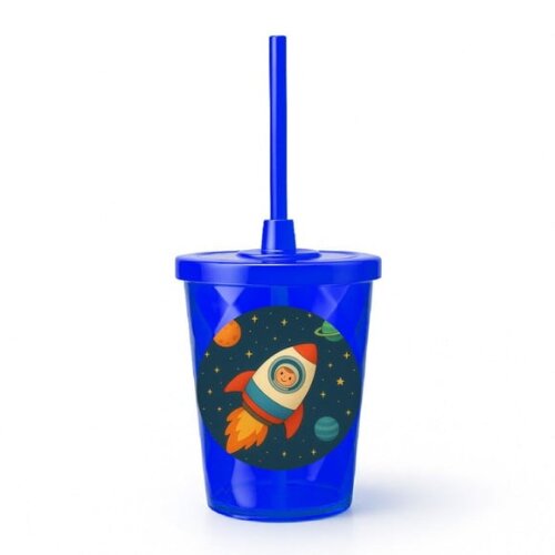 Copo Twister Personalizado 300ml Espaço Sideral