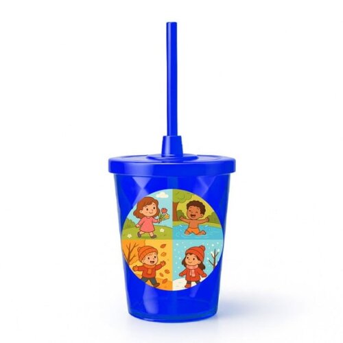 Copo Twister Personalizado 300ml Estações do Ano