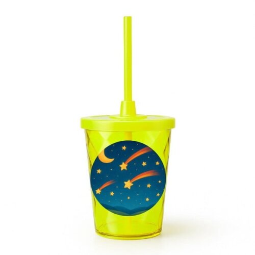 Copo Twister Personalizado 300ml Estrelas Cadentes