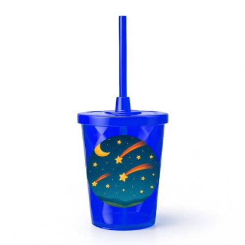 Copo Twister Personalizado 300ml Estrelas Cadentes