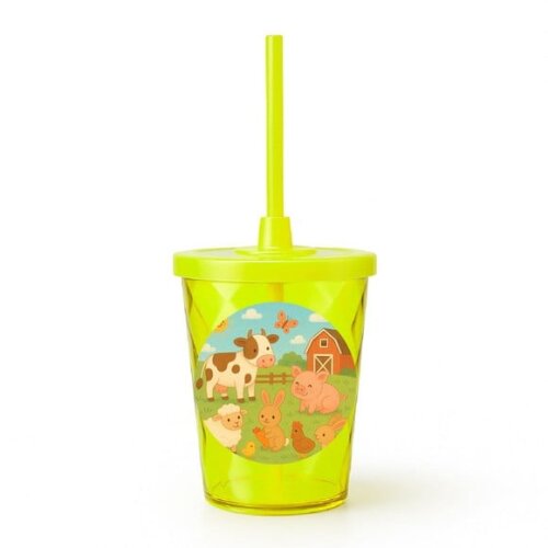 Copo Twister Personalizado 300ml Fazendinha