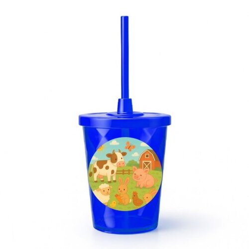 Copo Twister Personalizado 300ml Fazendinha