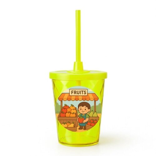 Copo Twister Personalizado 300ml Feira de Frutas