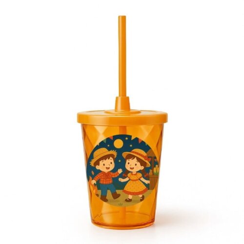 Copo Twister Personalizado 300ml Festa Junina
