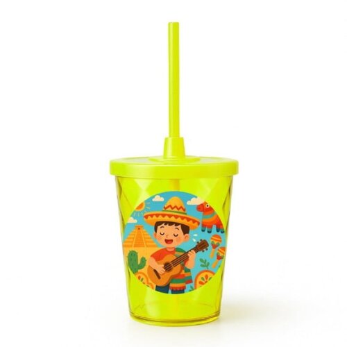 Copo Twister Personalizado 300ml Festa Mexicana