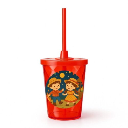Copo Twister Personalizado 300ml Festa Junina