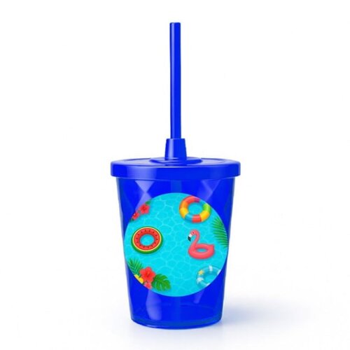 Copo Twister Personalizado 300ml Festa na Piscina