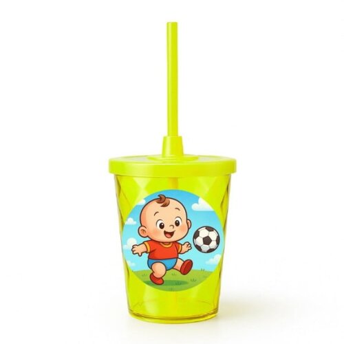Copo Twister Personalizado 300ml Futebol Baby