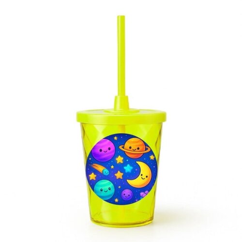 Copo Twister Personalizado 300ml Galáxia Encantada