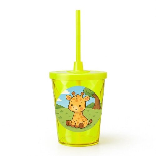Copo Twister Personalizado 300ml Girafinha Baby