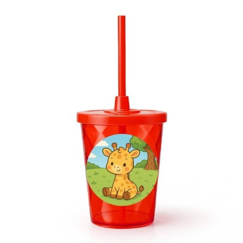 Copo Twister Personalizado 300ml Girafinha Baby