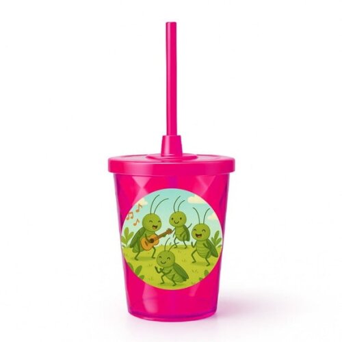 Copo Twister Personalizado 300ml Grilos