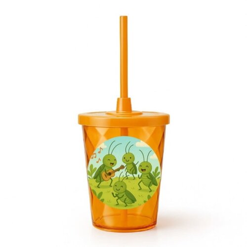 Copo Twister Personalizado 300ml Grilos