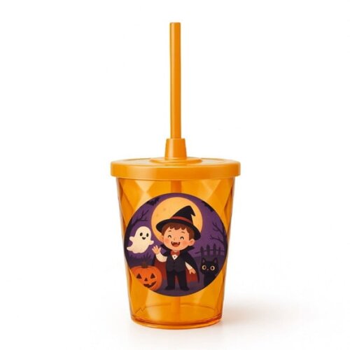 Copo Twister Personalizado 300ml Halloween
