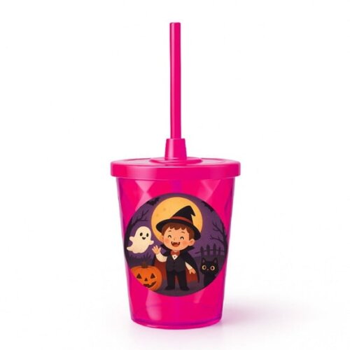 Copo Twister Personalizado 300ml Halloween