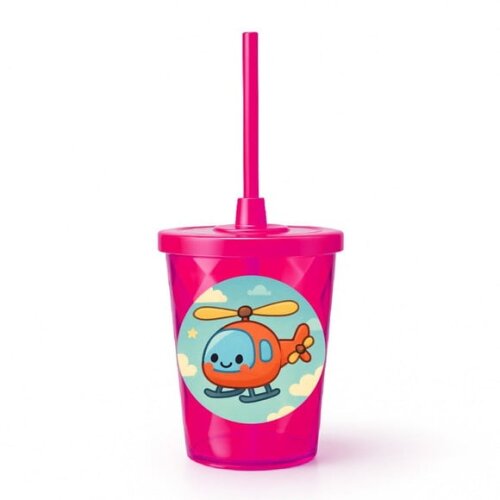 Copo Twister Personalizado 300ml Helicóptero