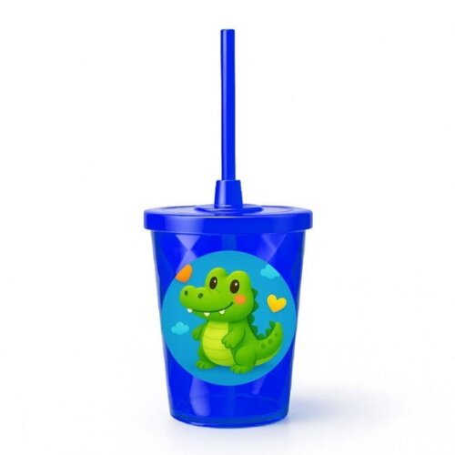 Copo Twister Personalizado 300ml Jacaré Baby