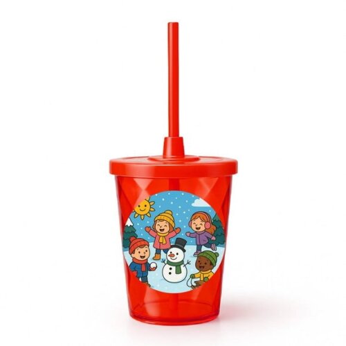 Copo Twister Personalizado 300ml Inverno Divertido