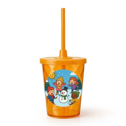 Copo Twister Personalizado 300ml Inverno Divertido
