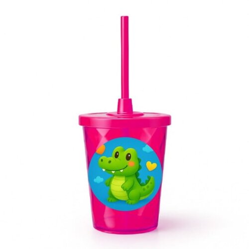 Copo Twister Personalizado 300ml Jacaré Baby