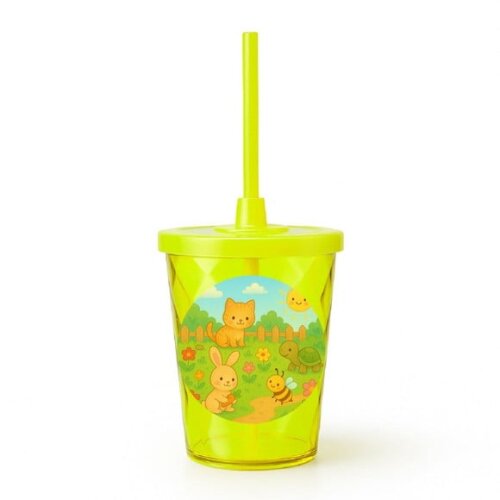 Copo Twister Personalizado 300ml Jardim dos Bichinhos