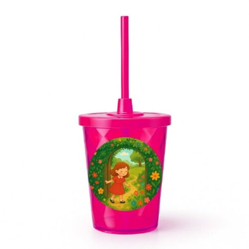 Copo Twister Personalizado 300ml Jardim Secreto
