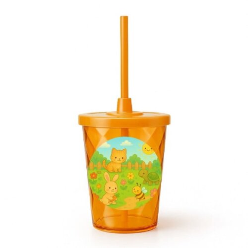 Copo Twister Personalizado 300ml Jardim dos Bichinhos