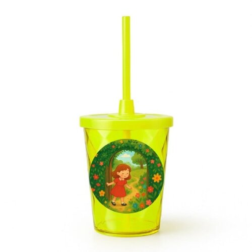 Copo Twister Personalizado 300ml Jardim Secreto