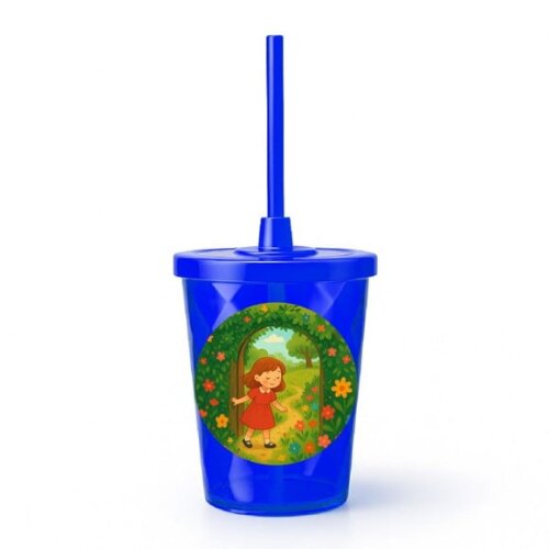 Copo Twister Personalizado 300ml Jardim Secreto