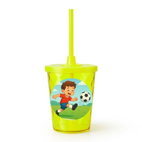 Copo Twister Personalizado 300ml Jogador de Futebol