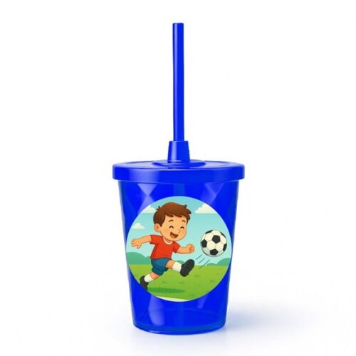 Copo Twister Personalizado 300ml Jogador de Futebol
