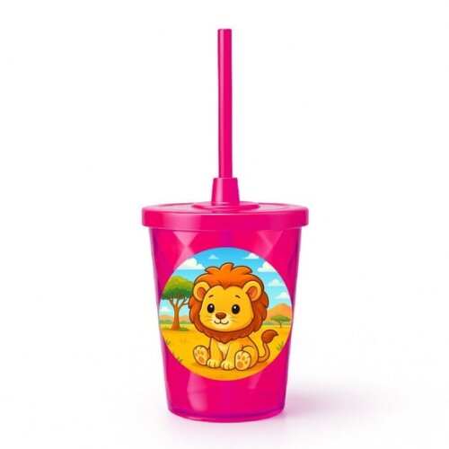 Copo Twister Personalizado 300ml Leão Baby