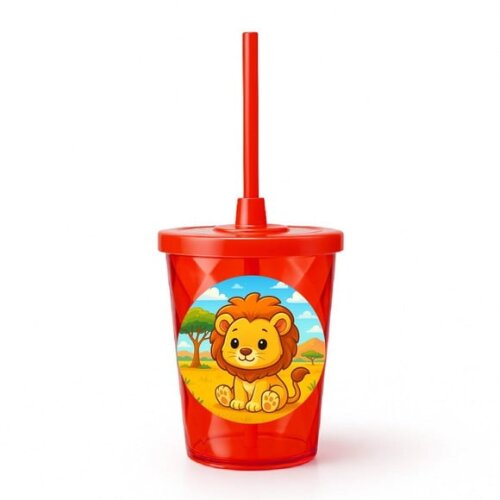 Copo Twister Personalizado 300ml Leão Baby