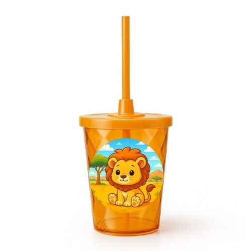 Copo Twister Personalizado 300ml Leão Baby