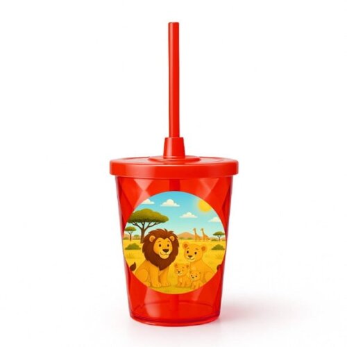 Copo Twister Personalizado 300ml Leões