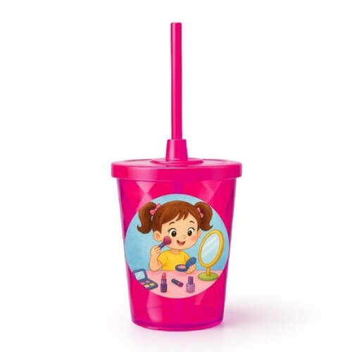 Copo Twister Personalizado 300ml Maquiagem