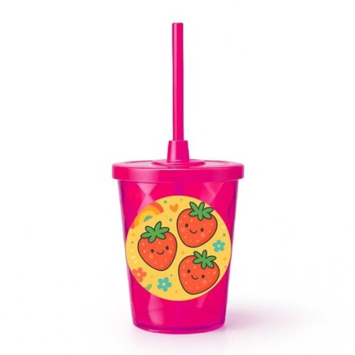 Copo Twister Personalizado 300ml Moaranguinhos Fofos