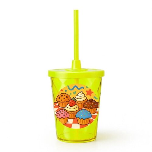 Copo Twister Personalizado 300ml Muffins